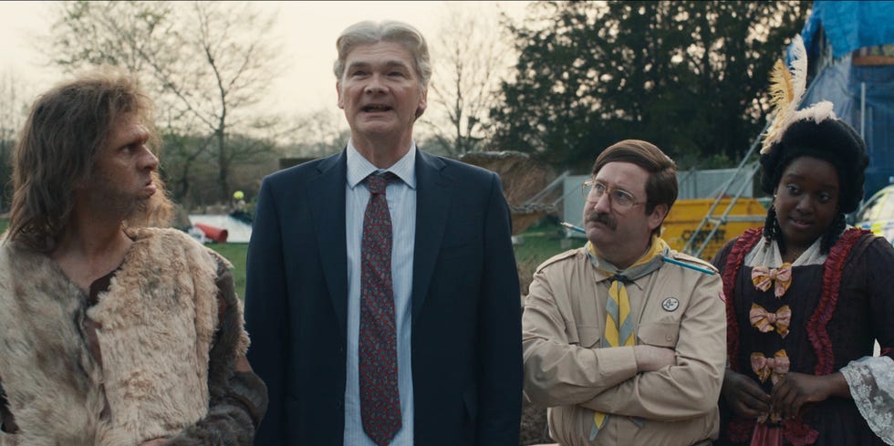 laurence rickard, simon farnaby, jim howick, lolly adefope, ghosts the possession of button house