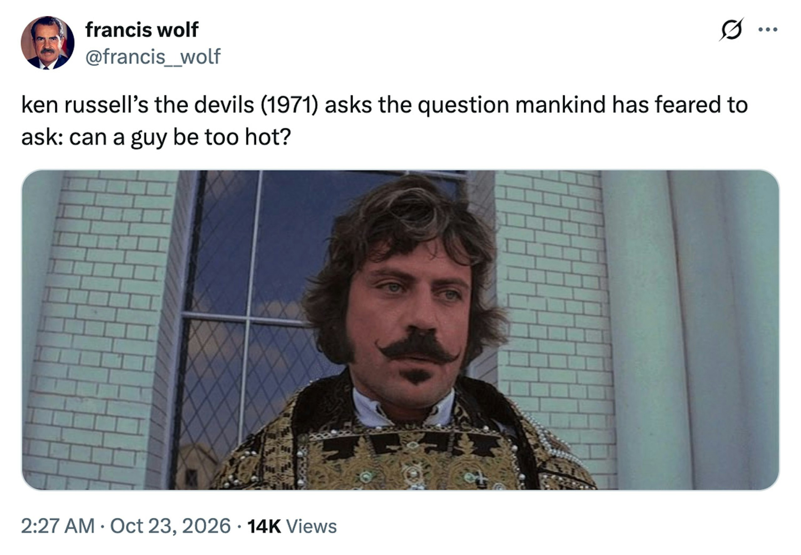 The Devils – Father Grandier meme