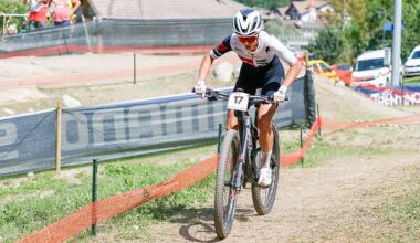 Jolanda Neff (Switzerland) in action during the Uci Mountain Bike World Championship - Women Elite Cross-County in Trento, Italy. (Photo by Francesco Minghetti/Eurasia Sport Images/Getty Images)