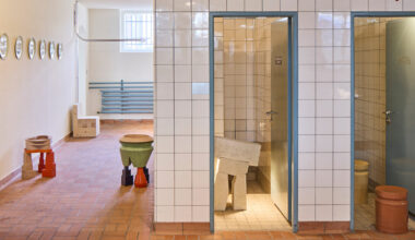 objects out of place: an exhibition inside former zurich washroom