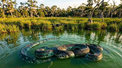 A 16-foot, 147.9-pound Burmese python was released in Florida as USGS tests drones to track invasive snakes across the Everglades