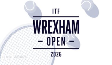 Wrexham Open 2026: Day Three - watch live second round singles and quarter-final doubles action - BBC