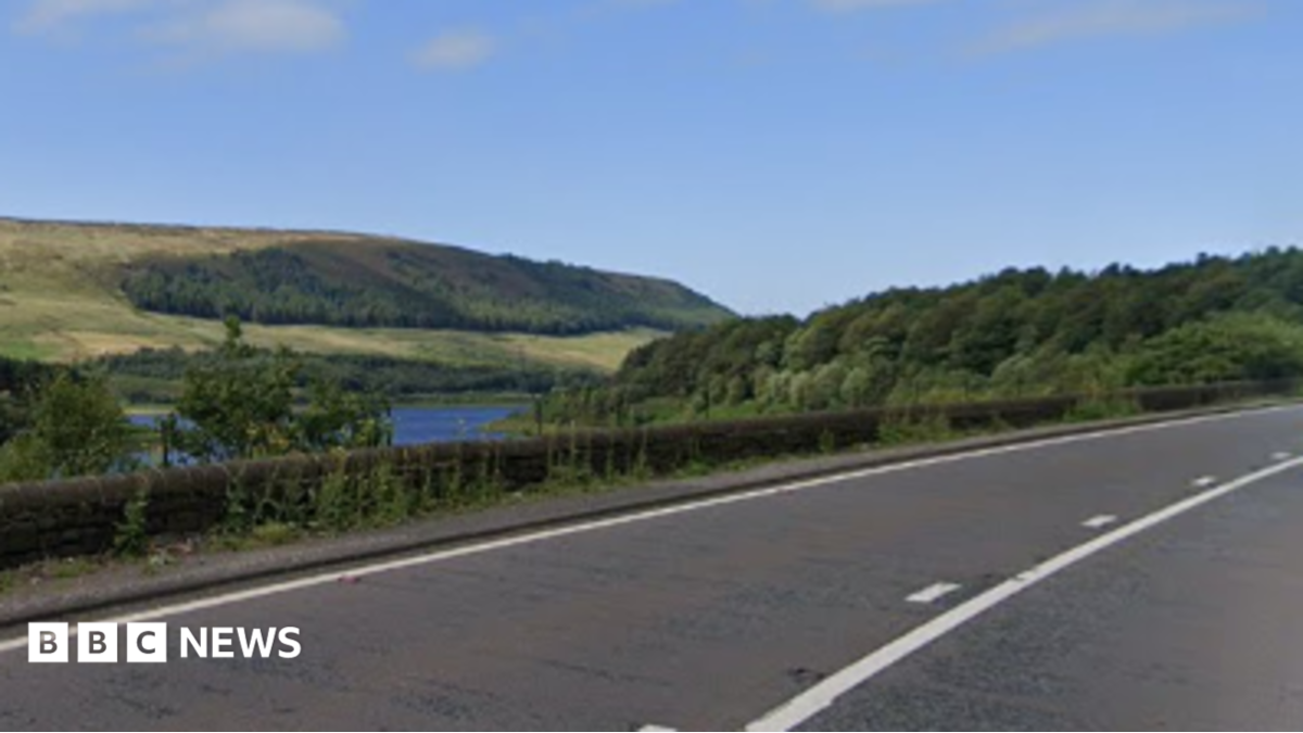 the A628 Woodhead Pass near to Torside Reservoir
