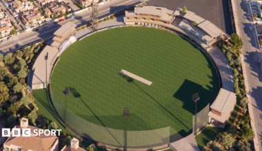 A rendering image of Campo Maximo - an environmentally-friendly cricket ground being built in Spain.