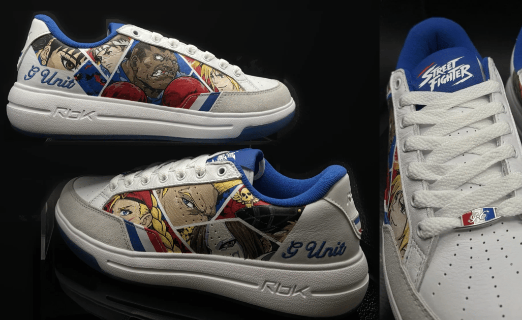 50 Cent Commissioned a Custom Street Fighter Reebok G-Unit G6