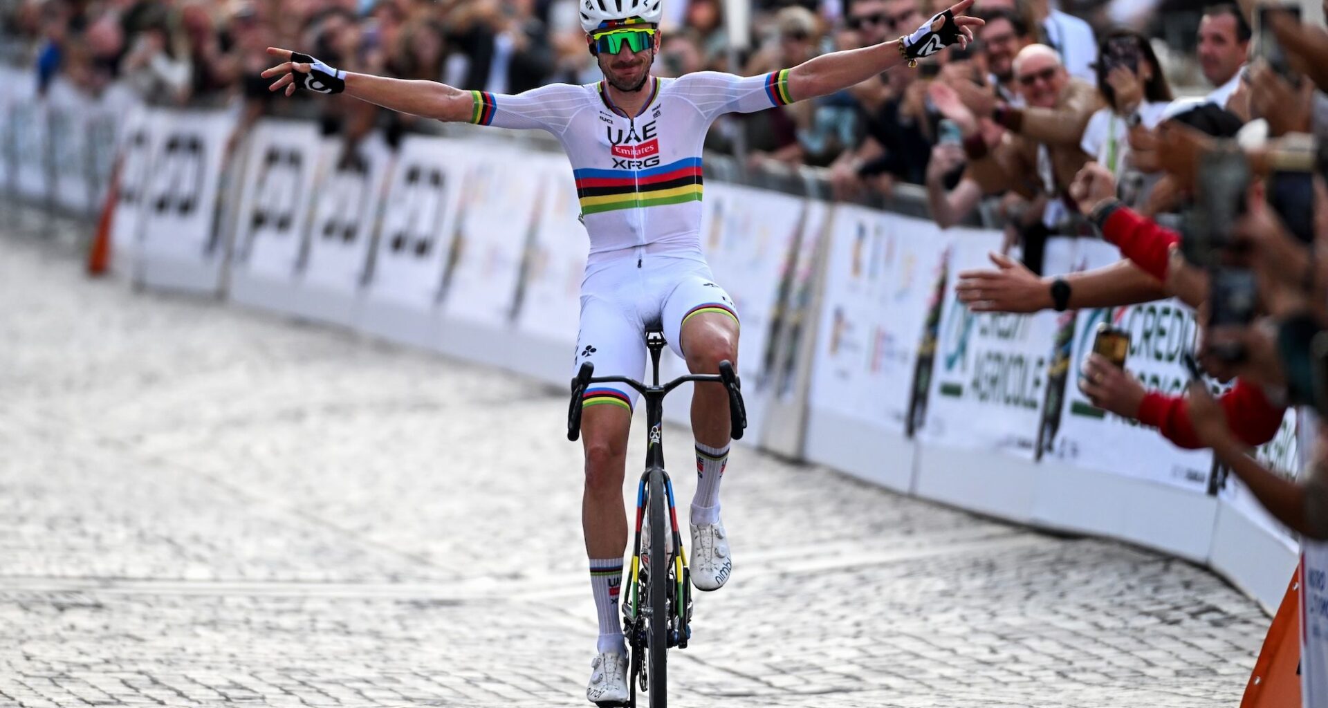 Veneto Classic: Brandon McNulty punctuates season with first victory in rainbow stripes
