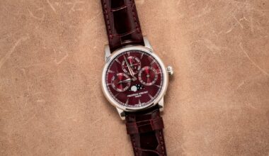 Introducing: Fredrique Constant Manufacture Classic Perpetual Calendar Burgundy Limited Edition (Live Pics)
