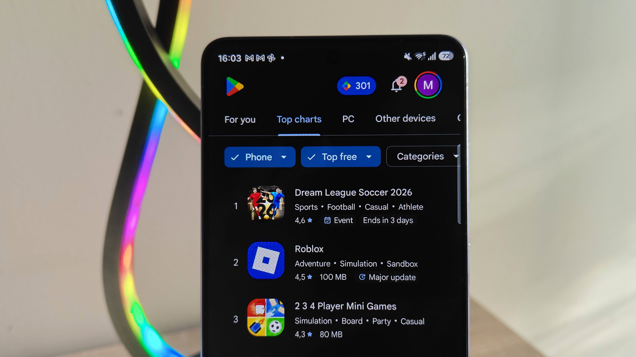 free games on the google play store