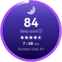 Sleep tracking as seen on the Watch GT 7 Pro