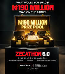 Call for Applications: Zecathon 6.0 Startup Pitch Competition ( Up to ₦90 Million in Prizes)
