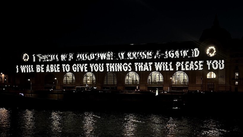 j'ai vu: jenny holzer’s monumental light projections transform the musée d’orsay in paris - 1