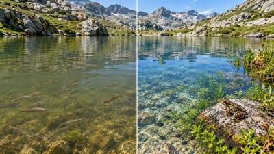 Introduced by accident as bait, minnows spread through mountain lakes in the Pyrenees. (AI-generated/ChatGPT)