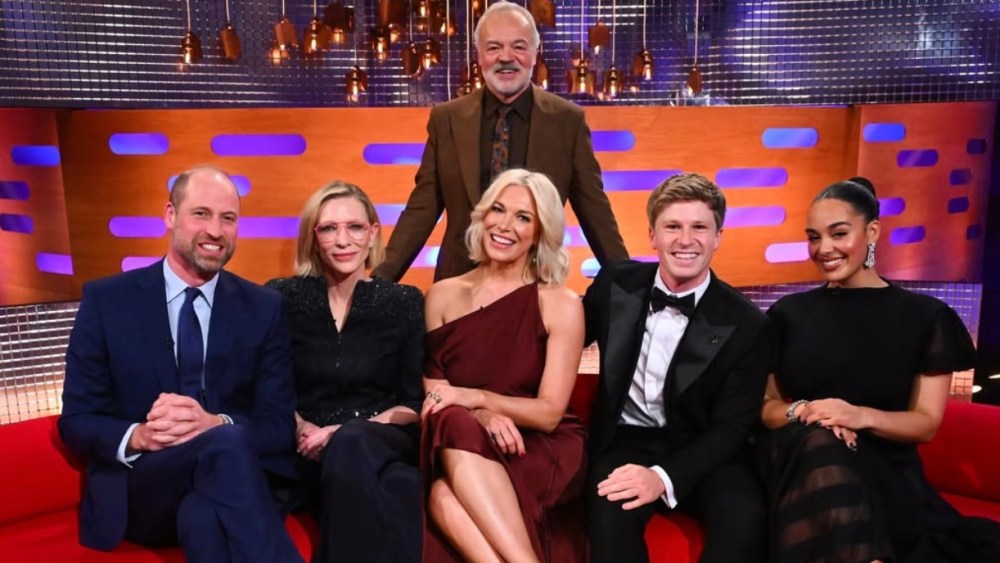 Prince William Talks Christopher Nolan, Traitors on Graham Norton Show