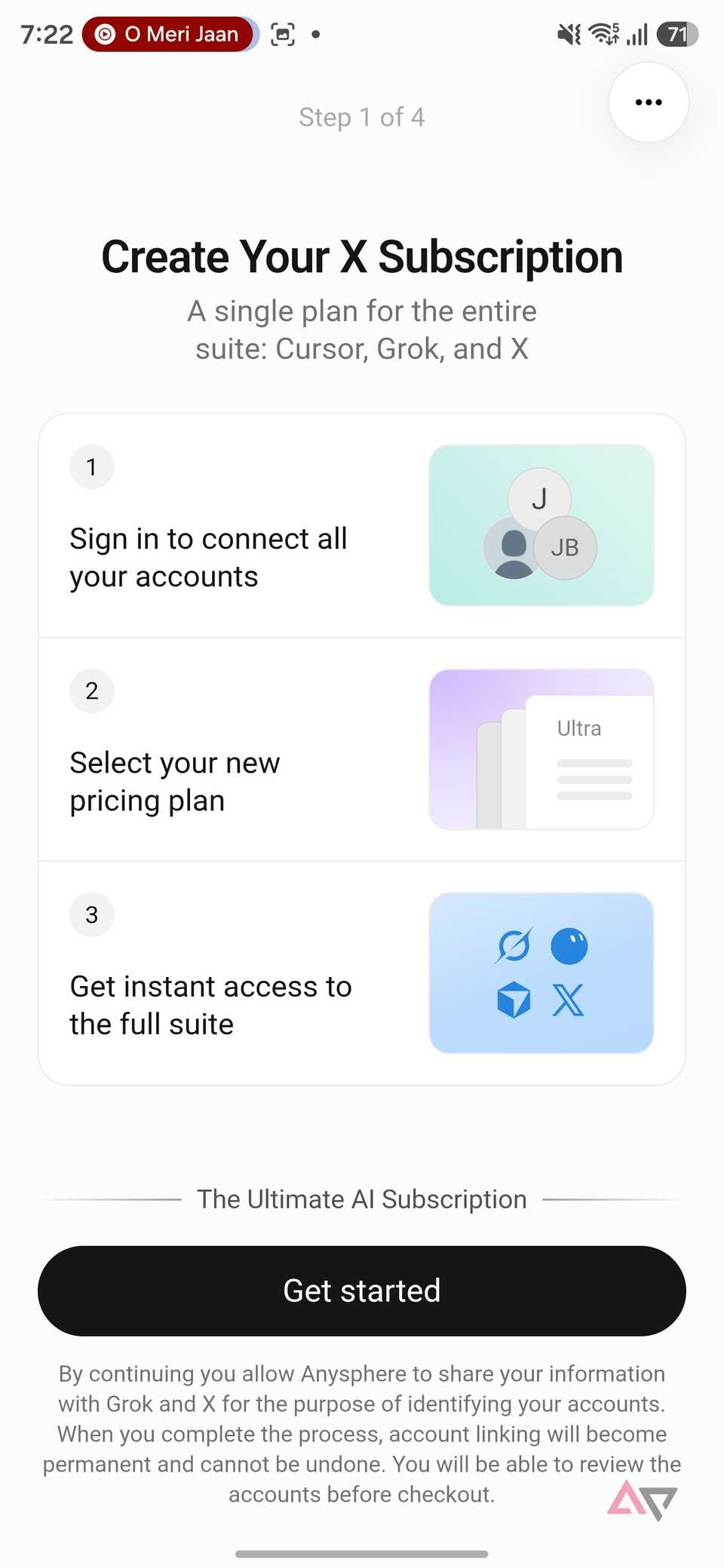 Create your X subscription