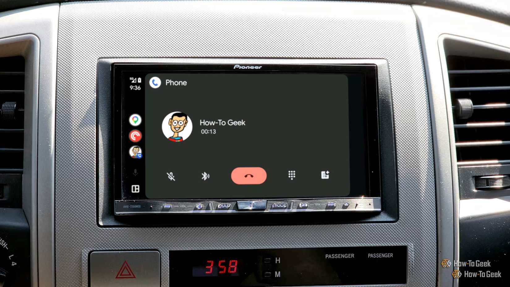 Recieving a call with Android Auto