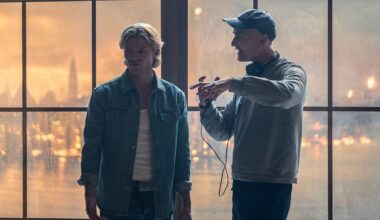 (L-R) Tom Rhys Harries and Director James Watkins on the set of DC Studios’ Clayface, a Warner Bros. Pictures Release.