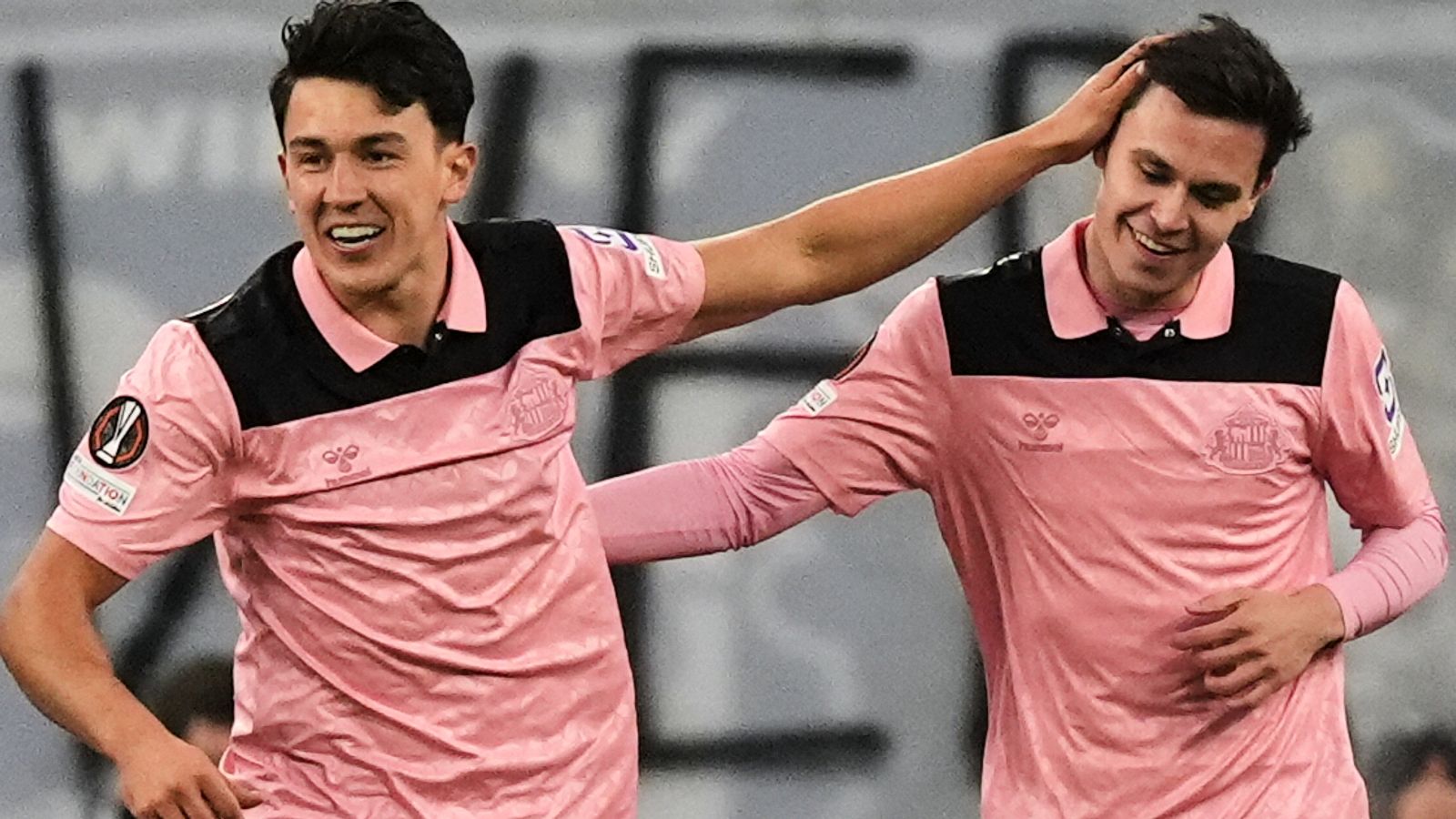 Timur Tutierov (right) scored his first goal for Sunderland in just his fourth game for the club