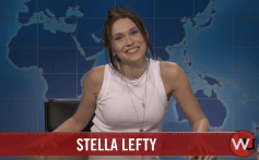 Veronika Slowikowska as Stella Lefty on 'Saturday Night Live'
