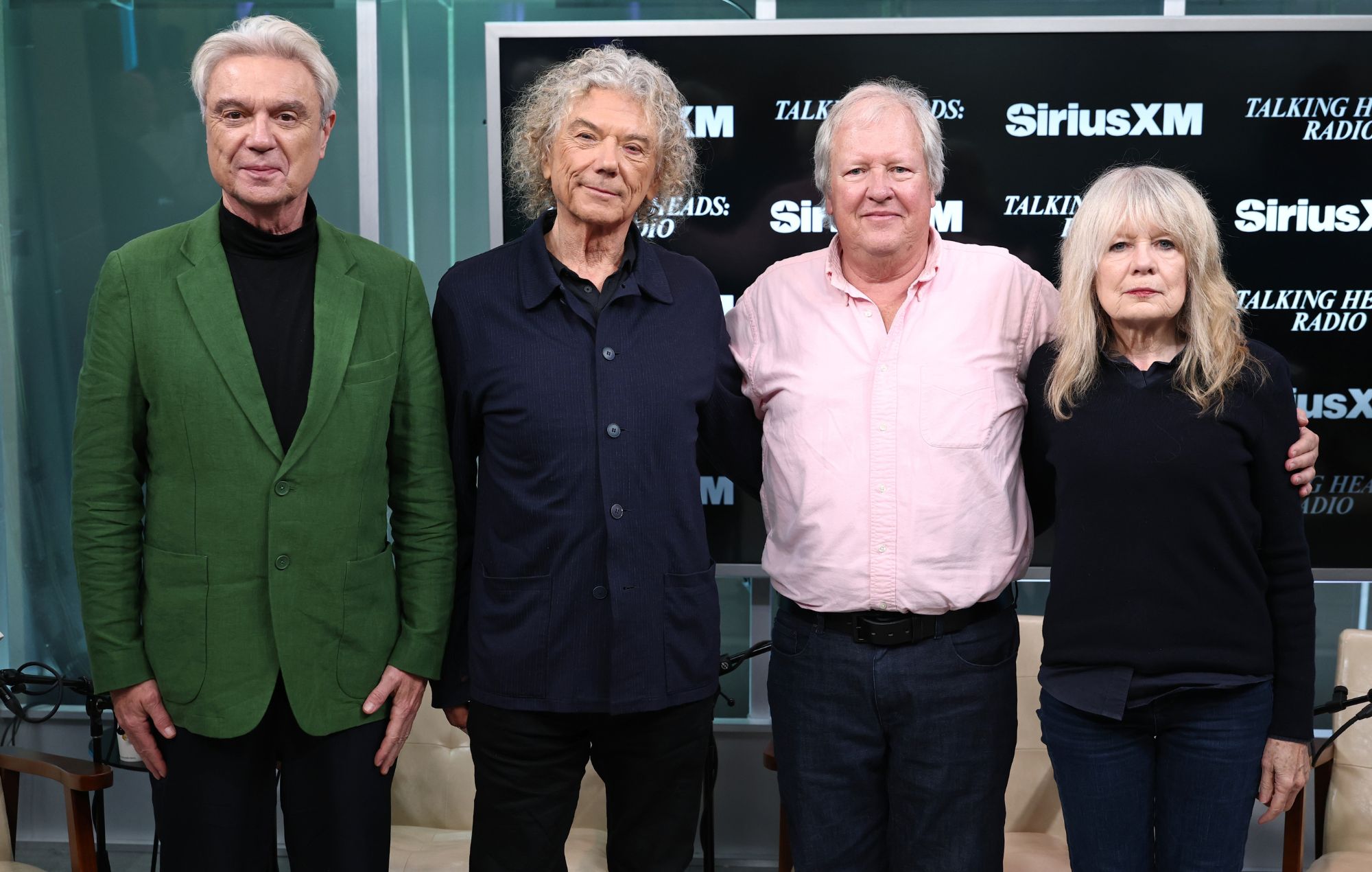 Talking Heads at SiriusXM radio Q&A. CREDIT: Getty Images for SiriusXM