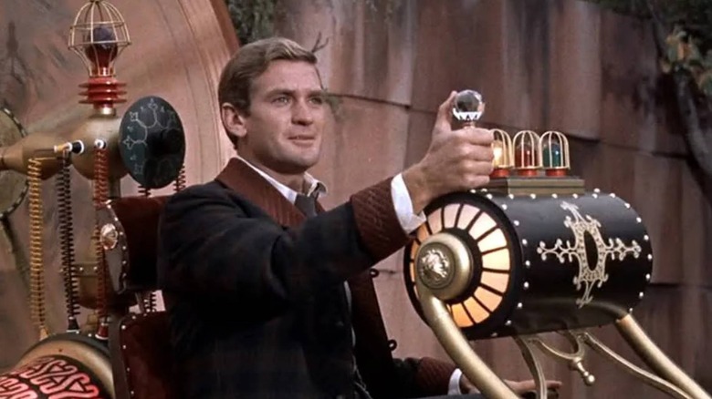 H. George Wells (Rod Taylor) on the Time Machine
