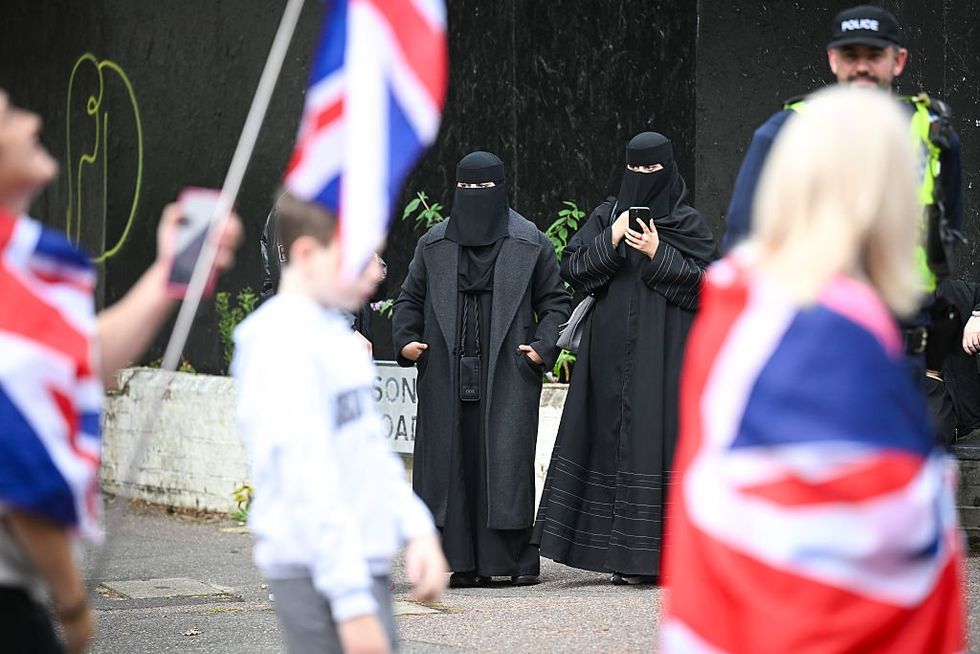 \u200bReform MP Sarah Pochin has called for the banning of the burka in the UK