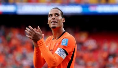 Virgil van Dijk reaches landmark of 100 international caps for the Netherlands