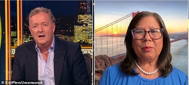 Yee left Piers Morgan stunned as she suggested that men and women could evenly compete in track and field