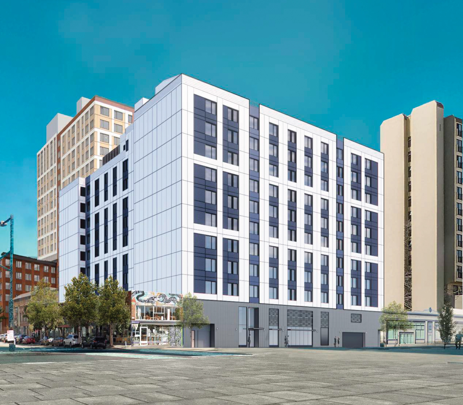1523 Harrison Street, rendering by oWow