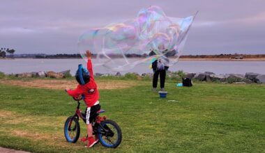 'Bubble Queen of Mission Bay' Reggie Dyer Veit reigns with joy
