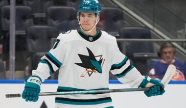 San Jose Sharks’ Michael Misa scores vs. Minnesota Wild for first NHL goal