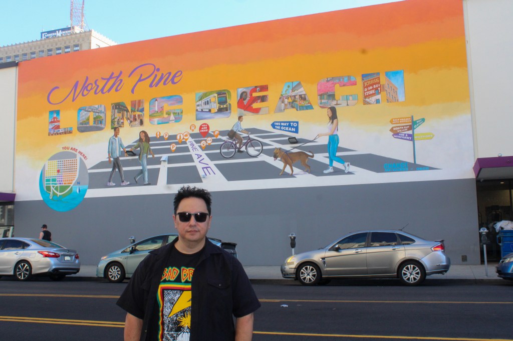Downtown Long Beach has a new mural highlighting its North Pine neighborhood – Press Telegram
