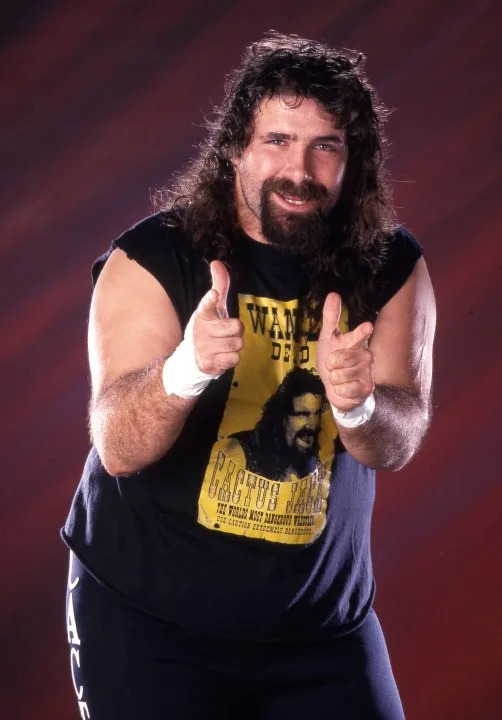 Cactus Jack “Mick Foley” poses for photos while with WWE. (Photo by WWE/WWE via Getty Images)
