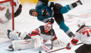 San Jose Sharks start fast in win over New Jersey Devils, Jack Hughes