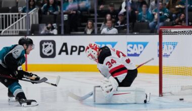 Sharks earn 1st home win of season with 5-2 victory over Devils – The Press Democrat