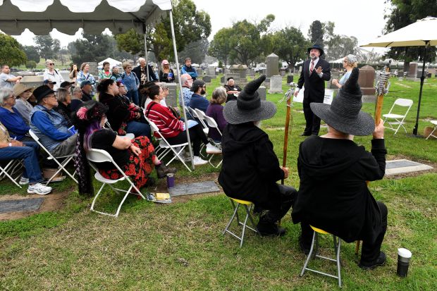 The actors Rick Fleischman and Madison Mooney portrait Walter and...