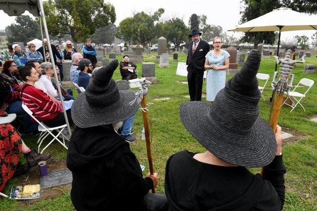 The actors Rick Fleischman and Madison Mooney portrait Walter and...