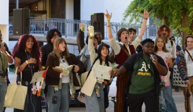 ‘Performative Hornets’ take over the Library Quad – The State Hornet