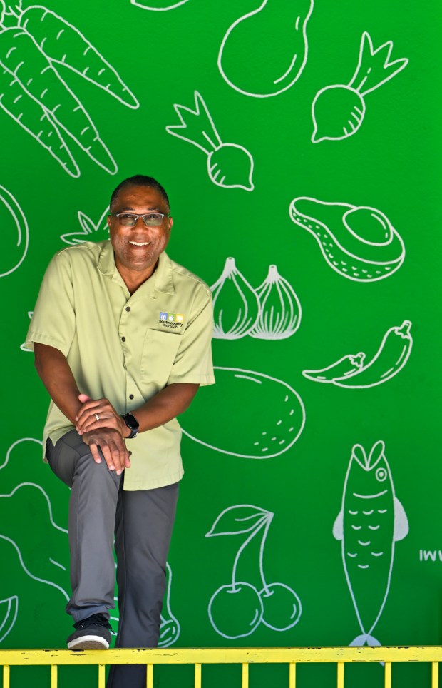 LaVal Brewer, president & CEO of South County Outreach, in...