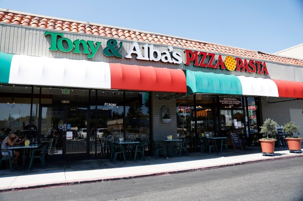Tony & Alba's Pizza & Pasta has been in business in San Jose since 1982. (Nhat V. Meyer/Bay Area News Group)