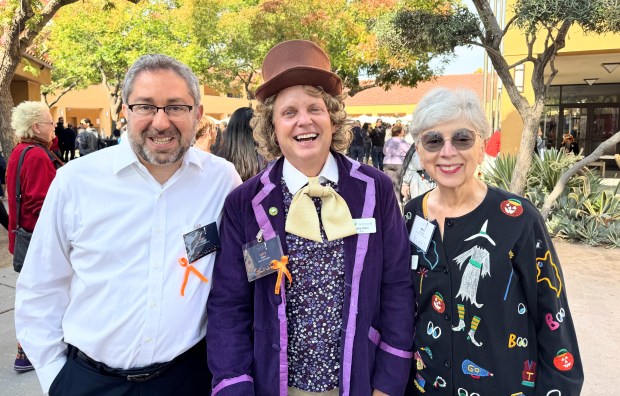 El Camino Health Executive Director Jon Cowan, left, poses with...