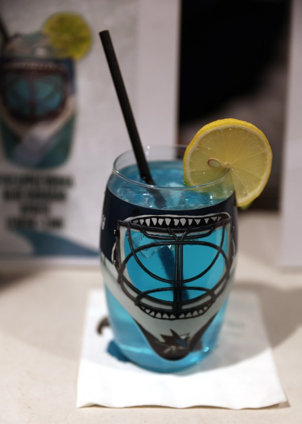 The Deep Waters cocktail is served during the “Taste of...
