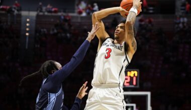 With stars sitting, Aztecs rout USD in final exhibition game before season opener