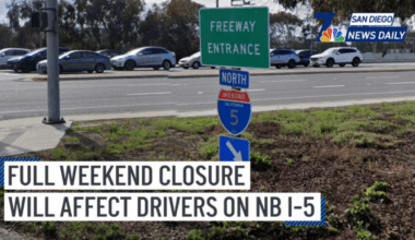 Portion of northbound I-5 shuts down for weekend repairs