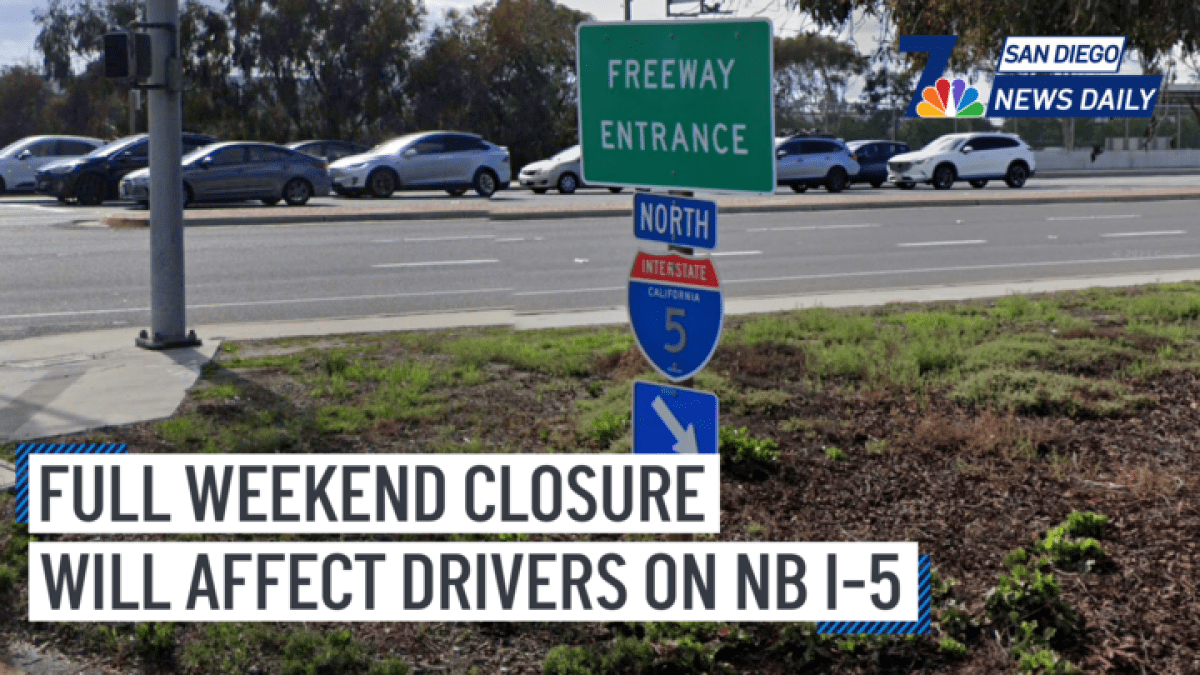Portion of northbound I-5 shuts down for weekend repairs