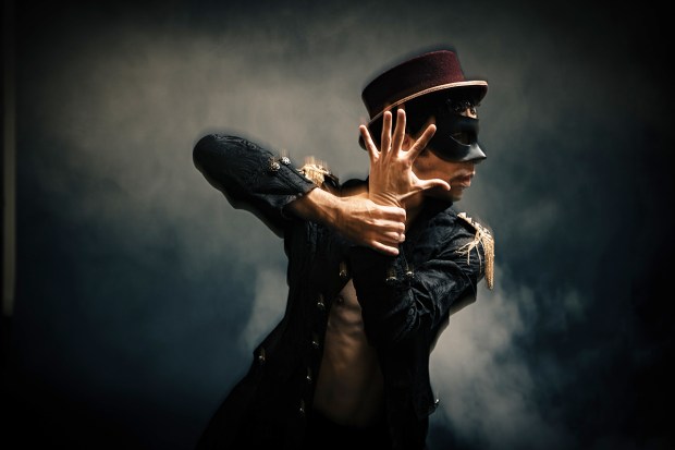 A scene from Rosin Box Project's "Ghost Light Masquerade" dance event, which returns to San Diego this weekend. (Carly Topazio)