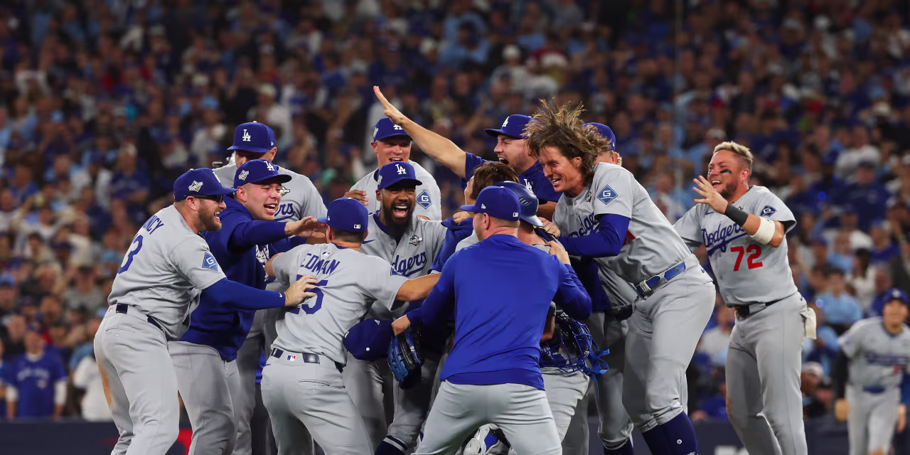 The Los Angeles Dodgers Win the World Series