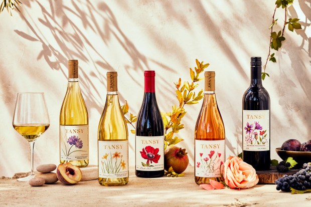 A selection of Tansy wines.