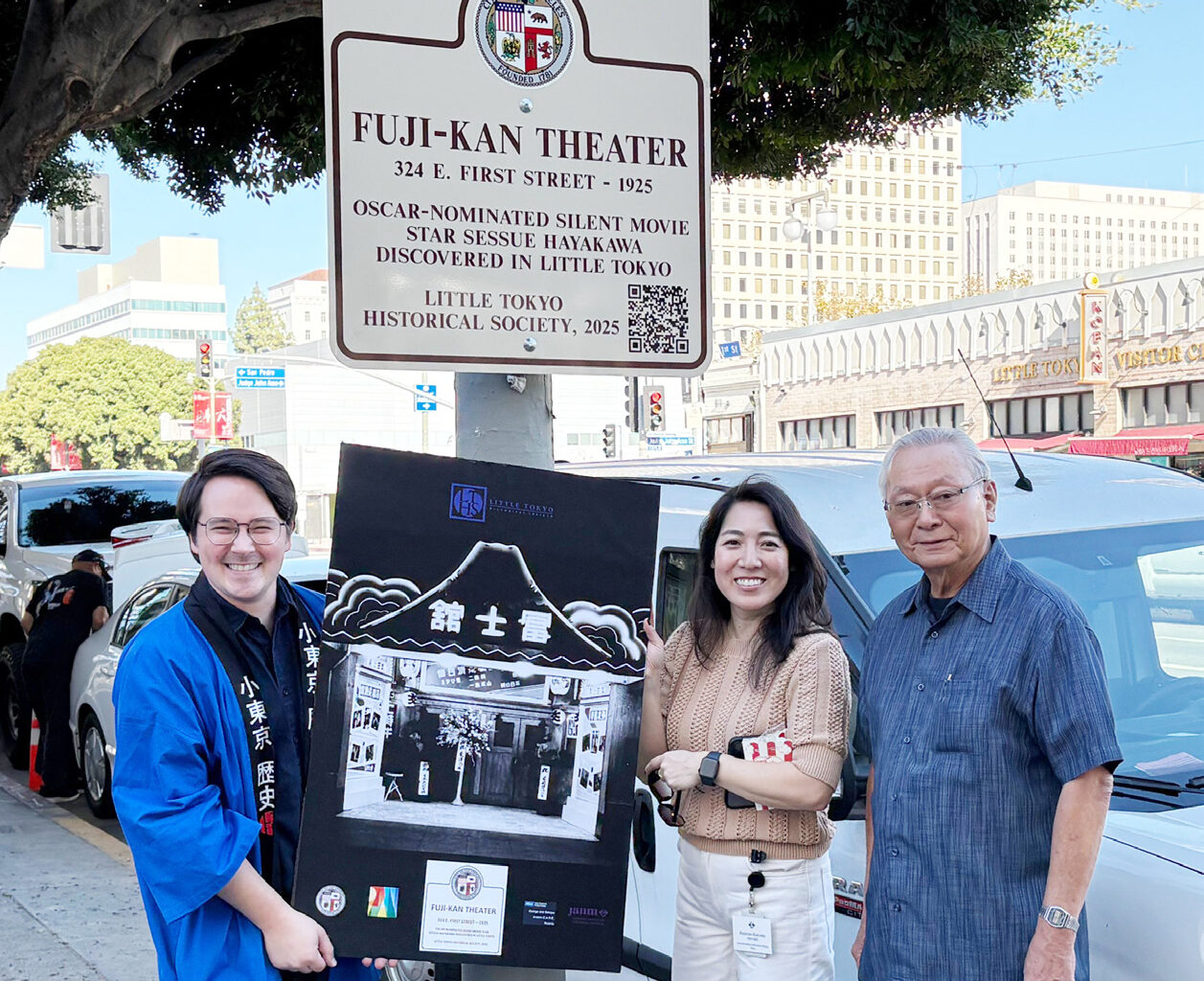 Fuji-kan Theater Historical-Cultural Monument Sign Unveiled in Little Tokyo