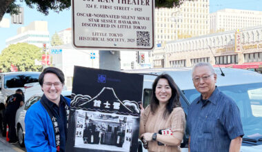 Fuji-kan Theater Historical-Cultural Monument Sign Unveiled in Little Tokyo