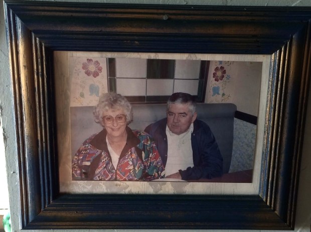 Photo of Michelle Ule’s parents, Ben and Jeanette Duval, which...